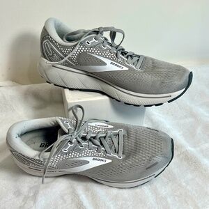 BROOKS GHOST 14 WOMEN NEUTRAL ROAD RUNNING WALKING SHOE SNEAKER GRAY SIZE 10